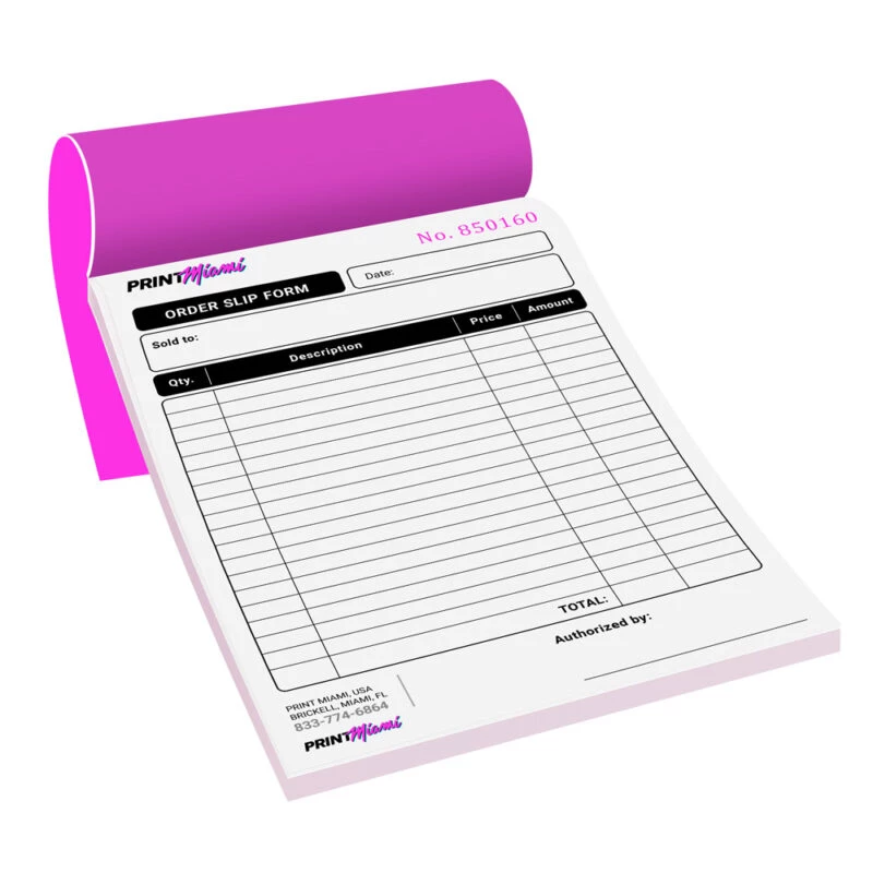 Carbonless Receipts